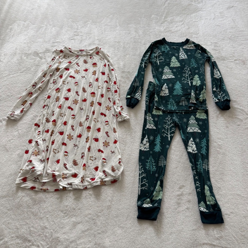 Bellabu Bear Kids‎ 4T Christmas Pajamas Sleepwear Nightgown Set